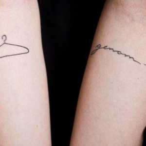 Minimalizam tetovaža - zgodan umjetnost