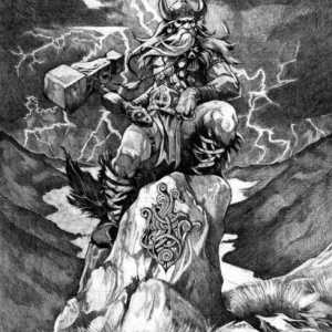 Hammer bog Thor - legendarni oružja dolaze iz Skandinavije. Značenje čari i tetovaža slika torus…