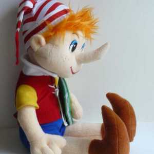 Opis Pinocchio lutka. Materijali za školsku sastav