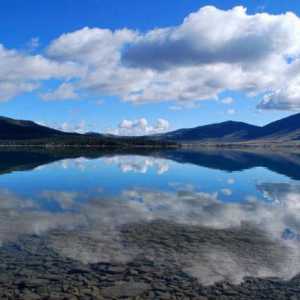 Jezero Plosnati jezero, SAD: opis, slika