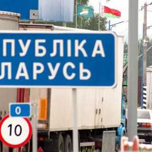Cesta s naplatom cestarine u Bjelorusiji. Plaćeni cestarine u Bjelorusiji