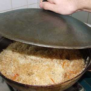 Pilav u kotlu. Recept Uzbekistanski jela