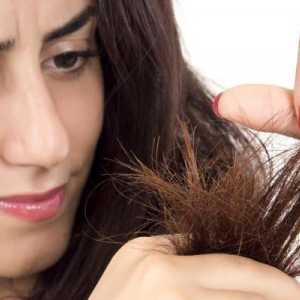 Poliranje kose za žene - da biste dobili osloboditi od split završava zadržavajući duljinu kose