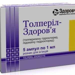 Lijek „Tolperil”: Upute za upotrebu (injekcije)
