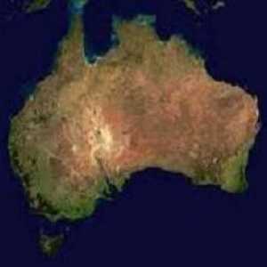 Australija Prirodno područje - puno pustinjama i malo šume
