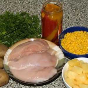 Salata „piletina pod kaput”: razne recepte