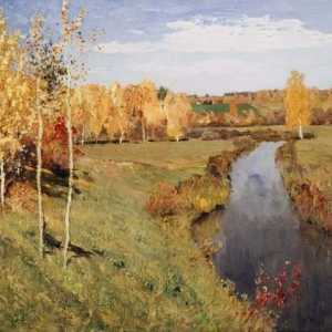 Remek-djela ruskog slikarstva: Levitan „Zlatna jesen”. Opis slike