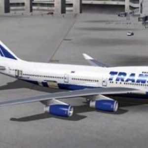 Vožnja zrakoplov "Boeing 747-400", "Transaero Airlines". Top mjesta