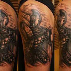 Spartan - tetovaža koji pokazuje hrabrost, snagu i hrabrost