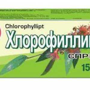 Sprej „hlorofillipt” - učinkovito sredstvo za liječenje grla