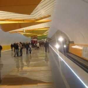 „Lermontovskiy perspektiva” stanica. Metro izađe Moskvi