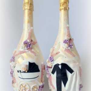 Vjenčanje naljepnica na boci - marka suvremene vjenčanja