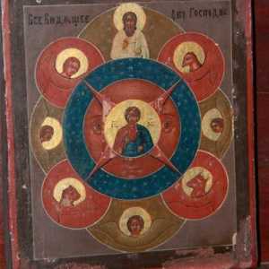 Sveta uzorci kršćanska ikonografija: ikona „oko koje vidi”