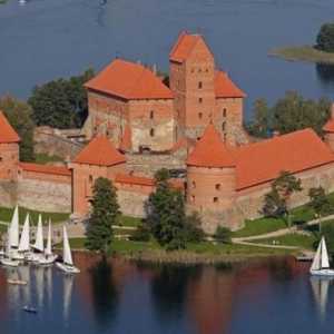 Trakai Castle - bivši rezidencija Litvanski prinčeva
