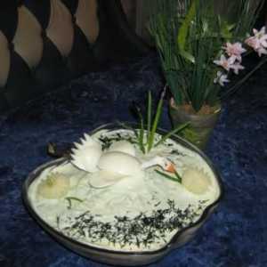 Ukusna i lijepa salata „bijeli labud”